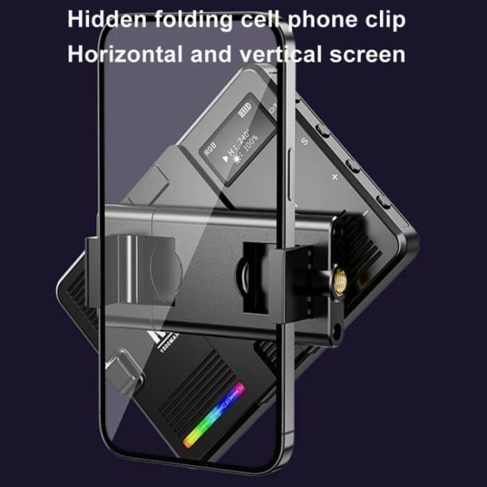 Wiederaufladbares Taschenlicht, Mini-Fotografie-Licht, LED-Außenaufnahme-Zusatzlicht, Desiontal M15 3 Color Temperature, Desiontal M16 RGB – Bild 8