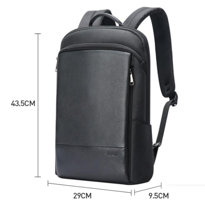 Bopai First-Layer-Business-Pendler-Laptop-Rucksack aus Rindsleder, wasserdicht und leicht, 61-122731, 61-122721 – Bild 4