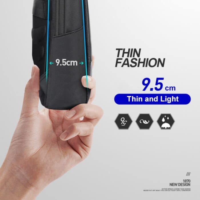 Bopai First-Layer-Business-Pendler-Laptop-Rucksack aus Rindsleder, wasserdicht und leicht, 61-122731, 61-122721 – Bild 8