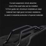 TOSEEK Mountainbike Sattel Rennrad Fahrradsitz Zubehör, Black, White, Red, Black Red, Black Green, Black Yellow, Black White – Bild 5