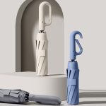 Vollautomatischer Regenschirm für Regen oder Sonnenschein, faltbar, Unisex, Sonnenschutz, Forward Beige 105cm, Forward Blue 105cm, Forward Gray 105cm, Forward Beige 125cm, Forward Blue 125cm, Forward Gray 125cm, Reverse Beige 105cm, Reverse Blue 105cm... – Bild 3