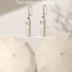 Vollautomatischer Regenschirm für Regen oder Sonnenschein, faltbar, Unisex, Sonnenschutz, Forward Beige 105cm, Forward Blue 105cm, Forward Gray 105cm, Forward Beige 125cm, Forward Blue 125cm, Forward Gray 125cm, Reverse Beige 105cm, Reverse Blue 105cm... – Bild 5