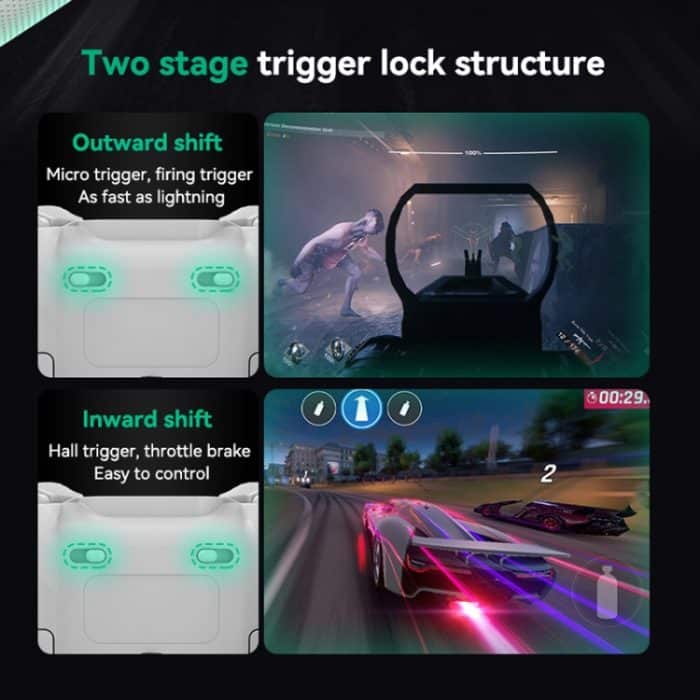 Z03 Kabelloser Bluetooth-Gamecontroller für Switch / IOS / Android / PC / PS3 / PS4, White, Black, Star White, White+Bracket, Black+Bracket – Bild 7