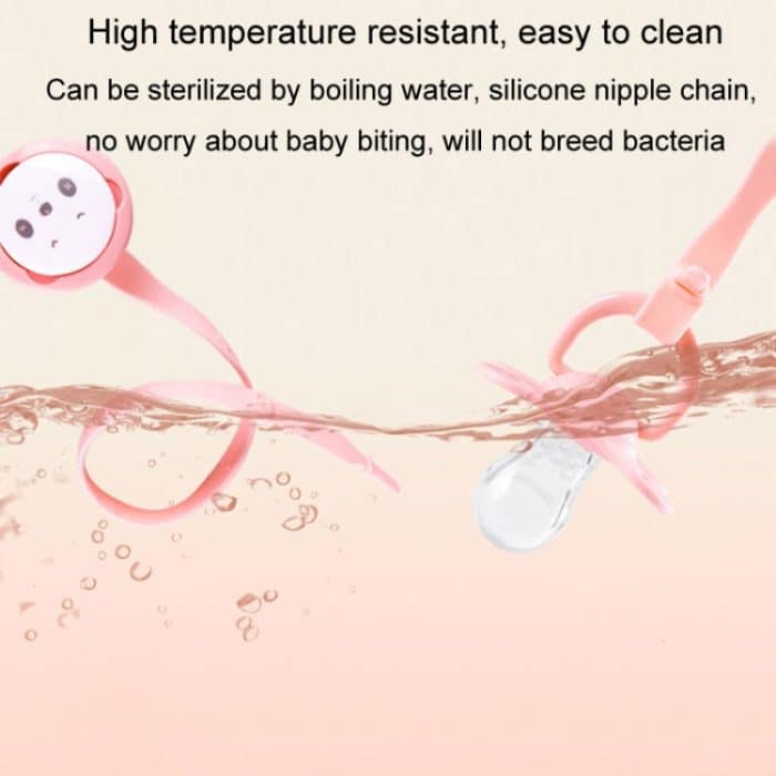 Tragbare Baby Cartoon Panda Schnuller Kette beruhigende Beißring Lagerung Kette – Bild 4