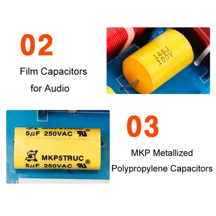 Hoch-, Mittel- und Tiefton-3-Wege-Audio-Crossover-Bühnenlautsprecherteiler, 3505A, 3505B, 3505C – Bild 4