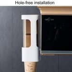 Haushalts-Einwegbecher-Organizer, Wasserspender, staubdichtes Wandregal, Single Cylinder White, Single Cylinder Gray, Dual Cylinder White, Dual Cylinder Gray – Bild 6