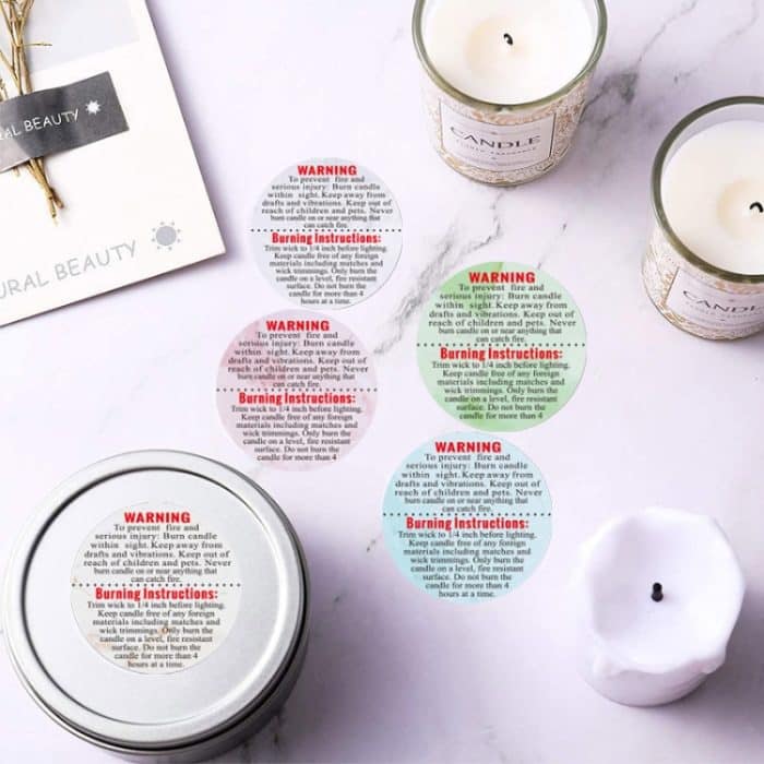 1,5 Zoll runder Warnaufkleber für die Verpackung – Bild 4