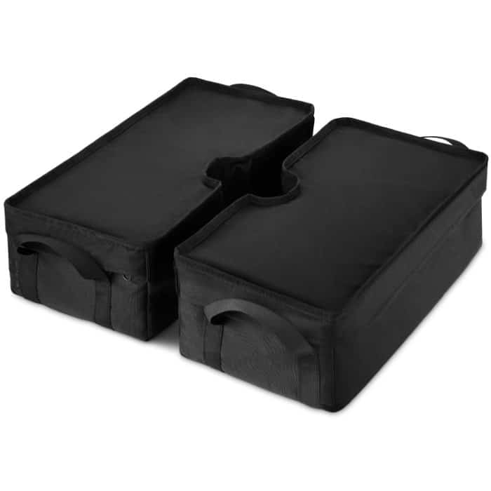 Patio-Sonnenschirm mit festem Sandsack, wasserdichte Abdeckung aus Oxford-Stoff, Round, Square, Split Square – Bild 1