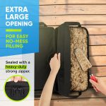 Patio-Sonnenschirm mit festem Sandsack, wasserdichte Abdeckung aus Oxford-Stoff, Round, Square, Split Square – Bild 3