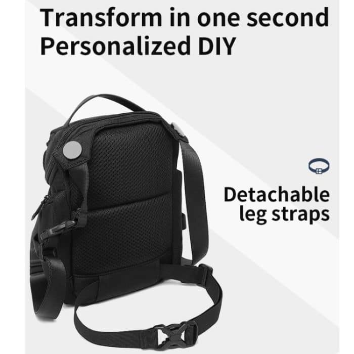 Ozuko Beintasche für Motorradfahrer, multifunktionale, sportliche, wasserdichte Hüfttasche – Bild 3