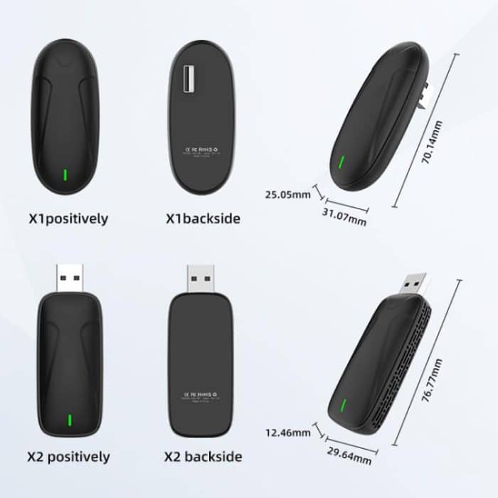 Original Carplay Verdrahtet Zu Wireless Box Adapter Auto Verbinden Android Box, MINI SE X1AIR Black, MINI SE X2AIR Black – Bild 12