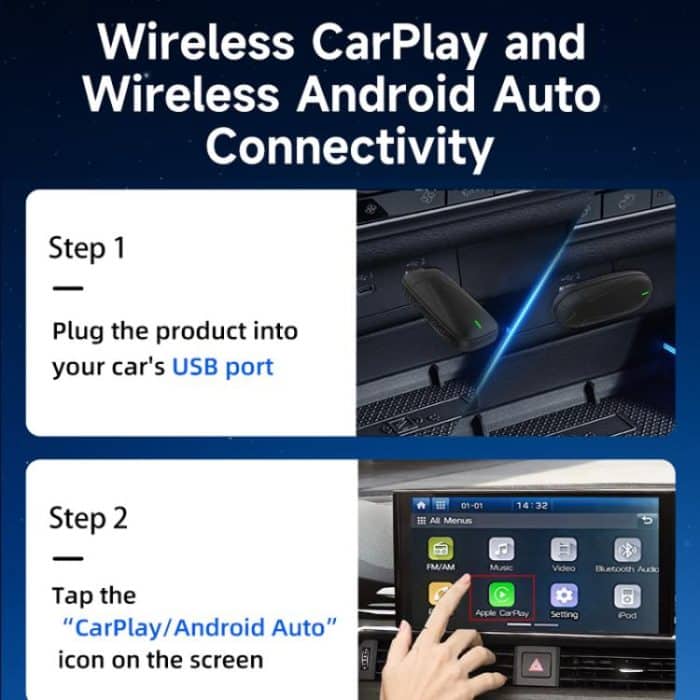 Original Carplay Verdrahtet Zu Wireless Box Adapter Auto Verbinden Android Box, MINI SE X1AIR Black, MINI SE X2AIR Black – Bild 10