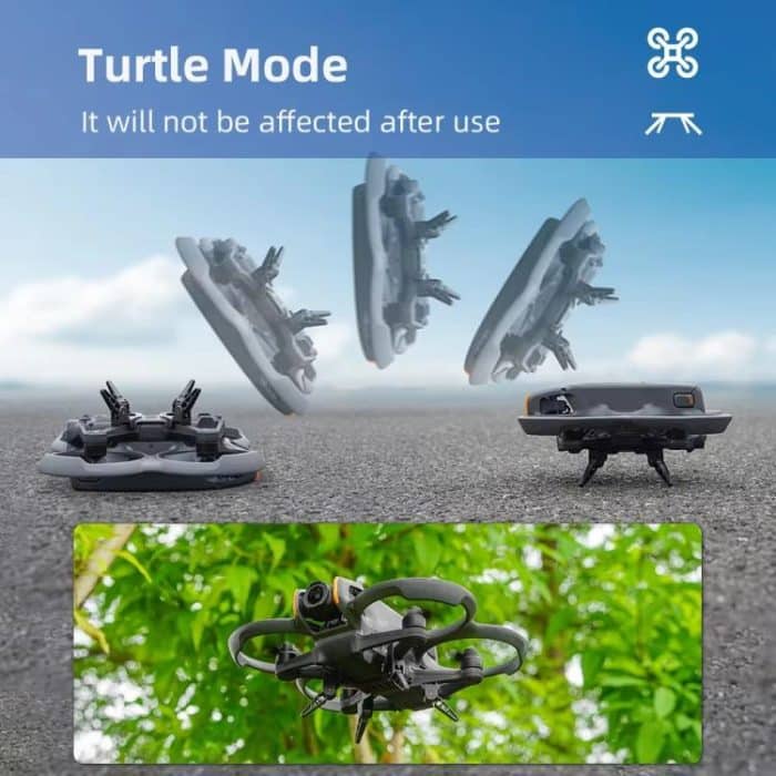 Für DJI Avata 2 BRDRC Klapphöhe Verbesserte Fahrwerk Gimbal Schutz Ständer – Bild 11