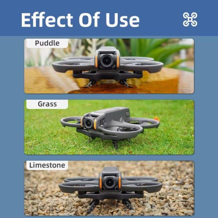 Für DJI Avata 2 BRDRC Klapphöhe Verbesserte Fahrwerk Gimbal Schutz Ständer – Bild 10