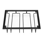 Upside Down Hanging Wine Cup Holder Cabinet Goblet Bracket Hanging Wine Glass Holder, 3 Slots, 4 Slots, 5 Slots – Bild 4