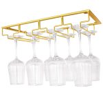 Upside Down Hanging Wine Cup Holder Cabinet Goblet Bracket Hanging Wine Glass Holder, 3 Slots, 4 Slots, 5 Slots – Bild 5