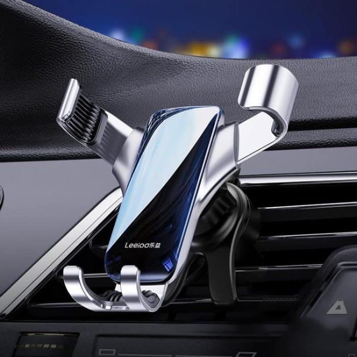 Leeioo Gravity Linkage Air Outlet Clip-on Car Mobile Phone Holder – Bild 1
