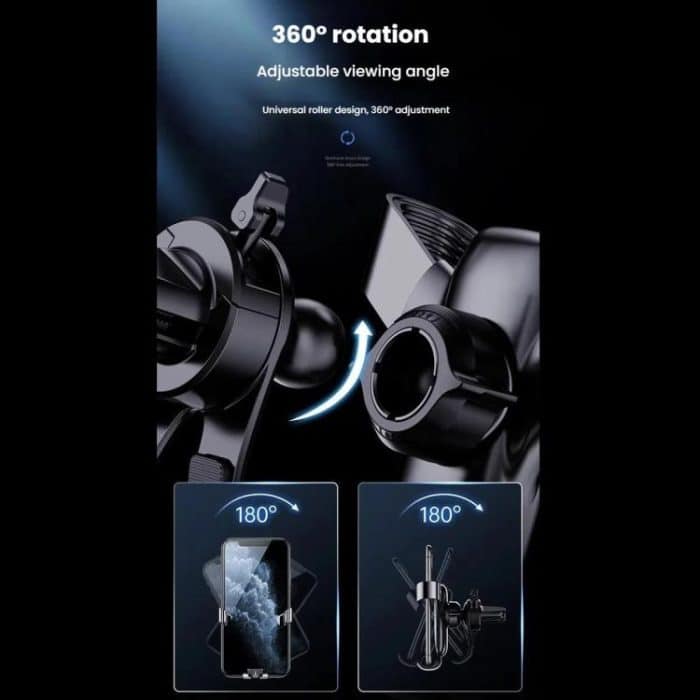 Leeioo Gravity Linkage Air Outlet Clip-on Car Mobile Phone Holder – Bild 5
