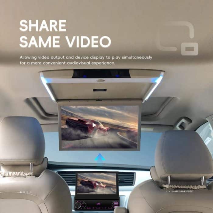 7 inch Universal Manual Retractable Screen Car MP5 Player Car Center Control All-in-One Wired Carplay, Standard, Standard+12 Light Camera – Bild 14