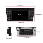 7 inch Horizontal Screen 2+64G Bluetooth Car Player Carplay Car Center Control Integrated Machine For Mercedes-Benz W211 / E200 / E220 / CLS350 / CLS500, Standard, Standard+AHD+Mic – Bild 16