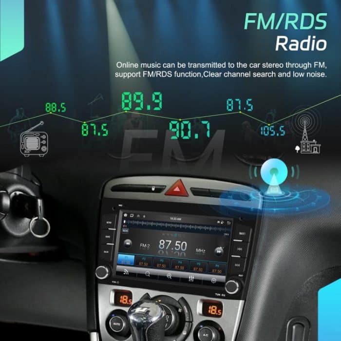 For Peugeot 408 7 inch Horizontal Screen Carplay Car Player Car Navigation Center Control, Standard, Standard+AHD – Bild 15