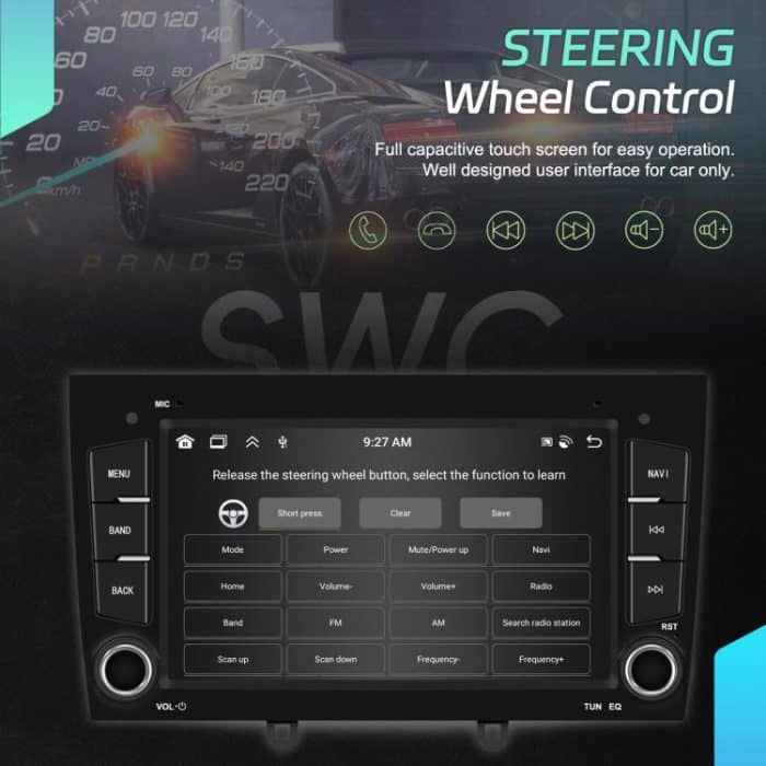 For Peugeot 408 7 inch Horizontal Screen Carplay Car Player Car Navigation Center Control, Standard, Standard+AHD – Bild 5