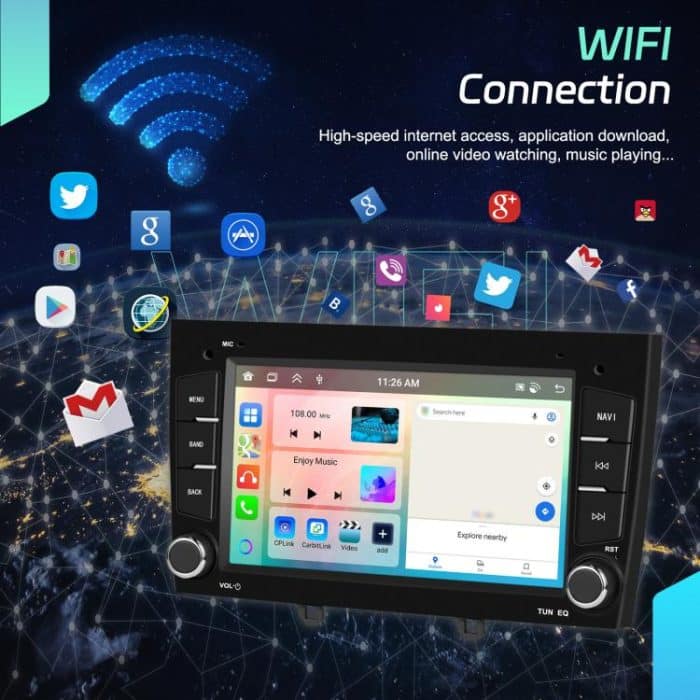 For Peugeot 408 7 inch Horizontal Screen Carplay Car Player Car Navigation Center Control, Standard, Standard+AHD – Bild 7