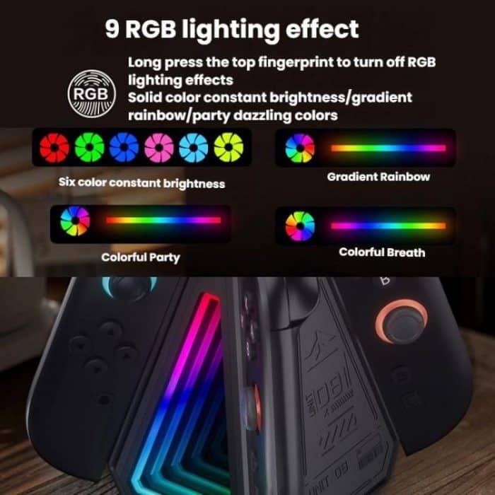 For Nintendo Switch 2 Joy-Con Controllers 4 In 1 Triangular Charging Base With RGB Light, S219 – Bild 5