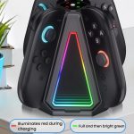 For Nintendo Switch 2 Joy-Con Controllers 4 In 1 Triangular Charging Base With RGB Light, S219 – Bild 6