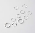 Einfache Design-Vintage-Verbindungsring-Sets